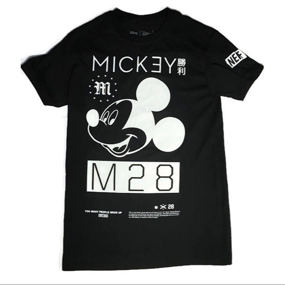 Disney Mickey NEFF Black Graphic Tee